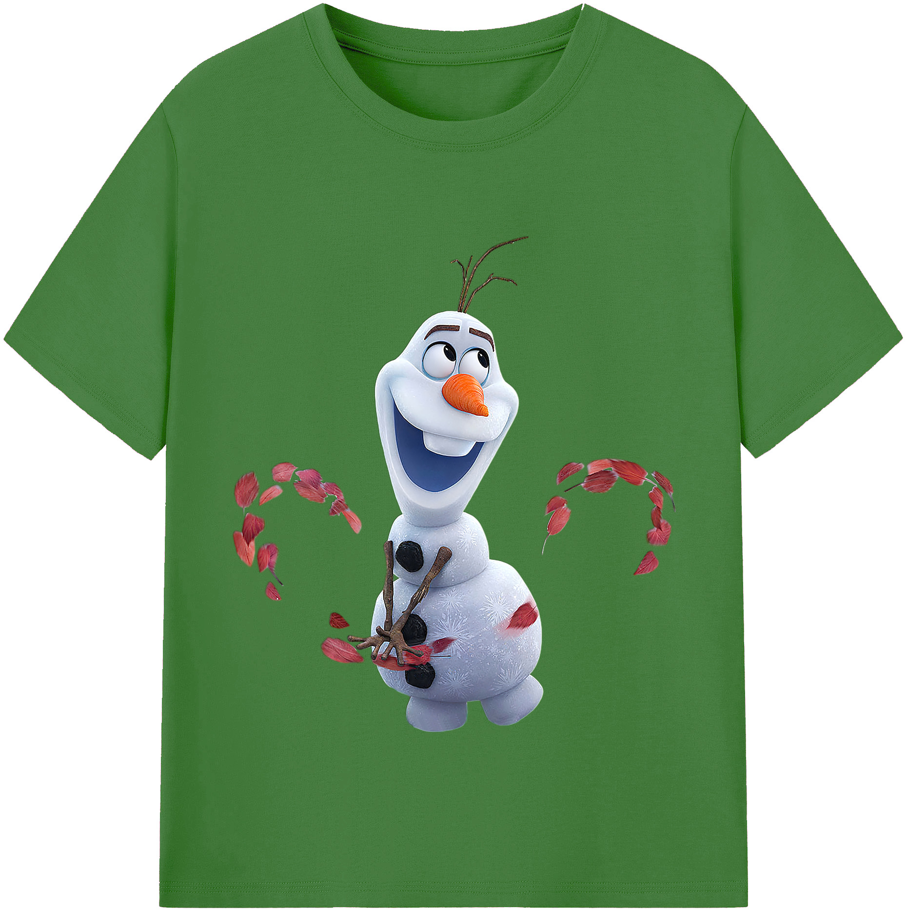 （画像用） アナと雪の女王 アンナ エルサ Frozen Anna Elsa レディースカジュアルプリントTシャツ（綿100％）